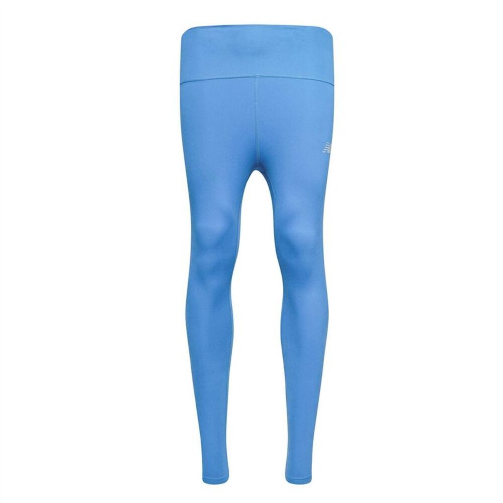 New Balance Womens/Ladies Harmony Logo High Rise Leggings / Blue